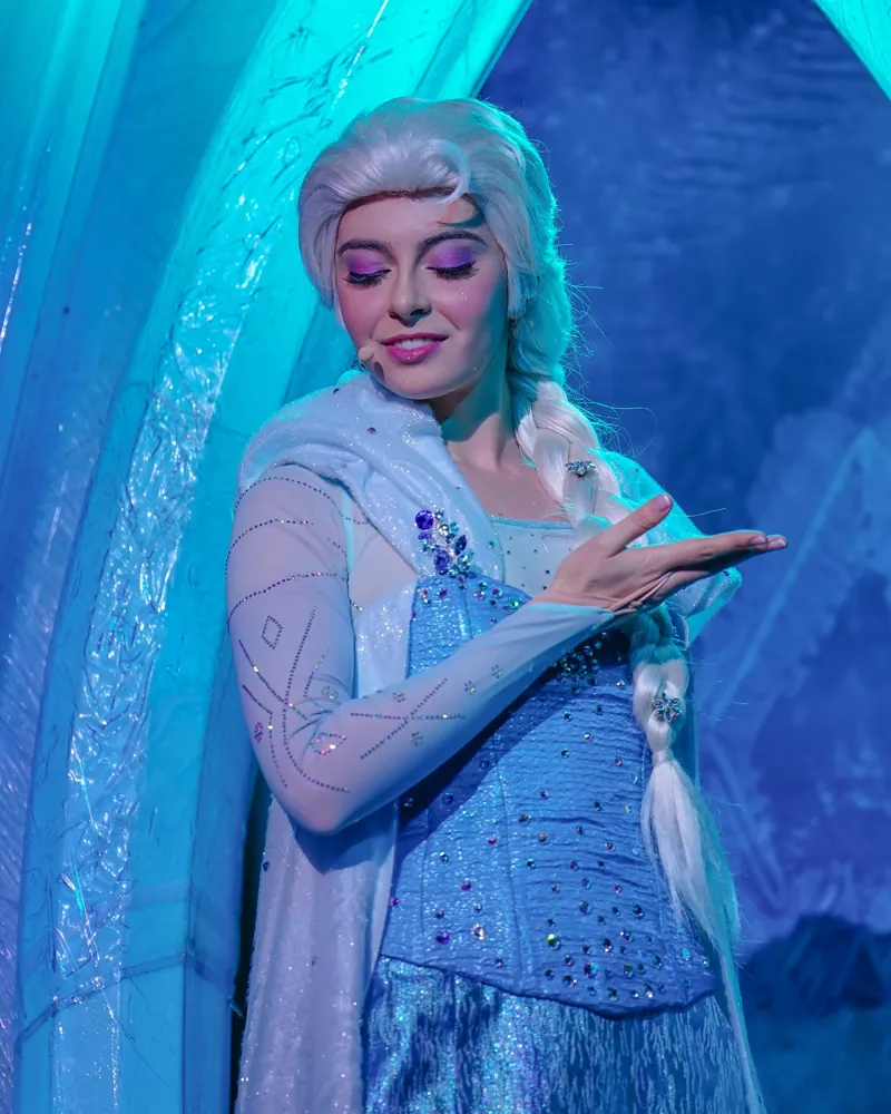 Elsa dans son palais de glace